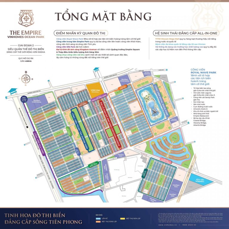 Mặt bằng Vinhomes Ocean Park 2