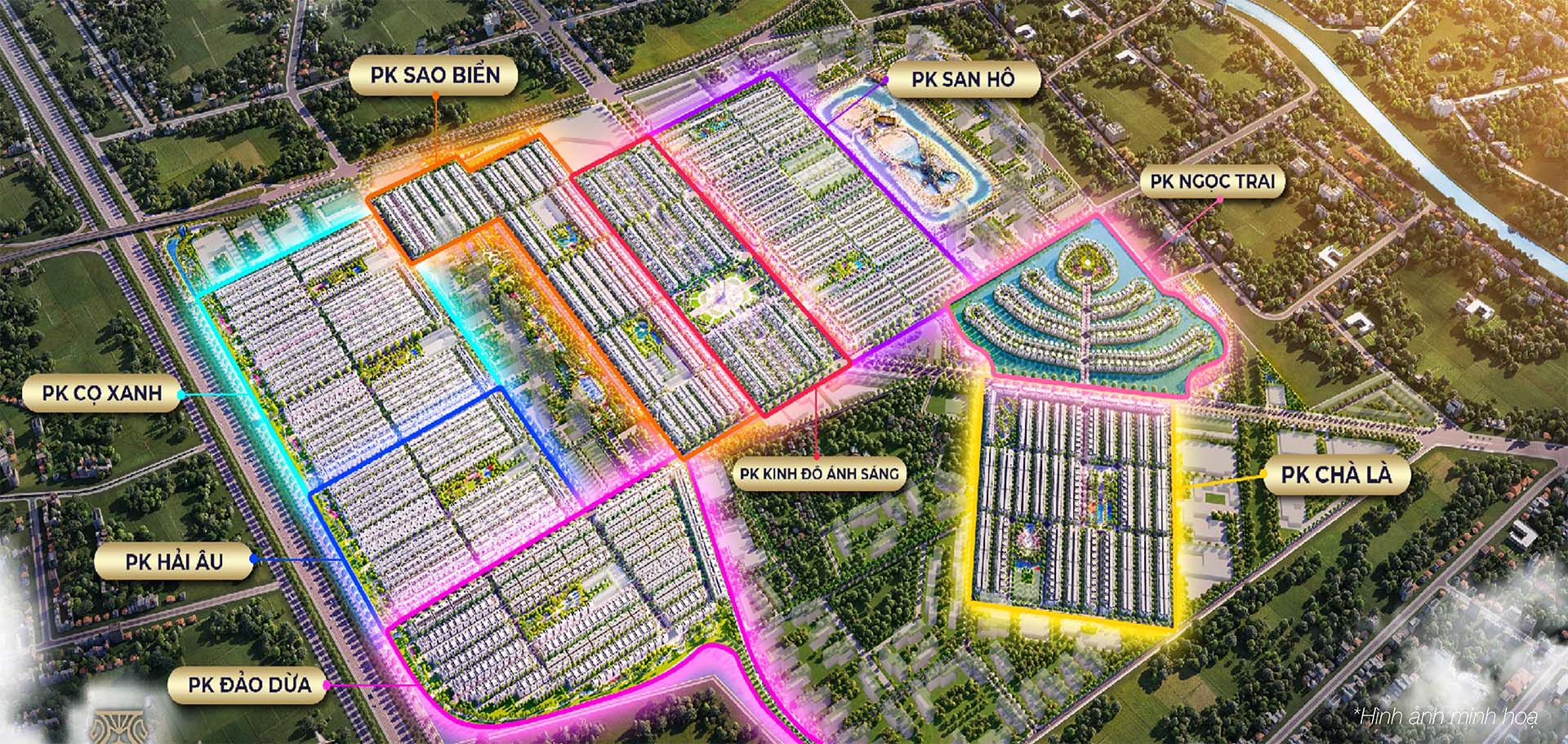 Vị trí Liền kề Vinhomes Ocean Park 2