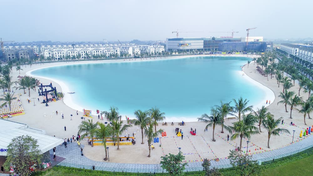Biển hồ nước mặn nhân tạo 6,1ha Vinhomes Ocean Park