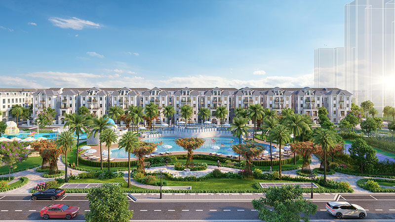 Phân khu Vịnh Tây Vinhomes Ocean Park 3 - Mặt bằng và Giá bán 33 Biệt thự song lập phân khu Vịnh Tây Vinhomes Ocean Park 3