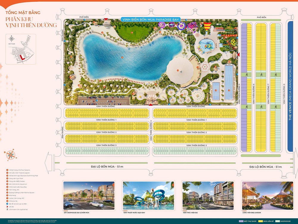 Phân khu Vịnh Thiên Đường Vinhomes Ocean Park 3 - Mặt bằng và Giá bán 30 Mặt bằng phân khu Vịnh Thiên Đường Vinhomes Ocean Park 3