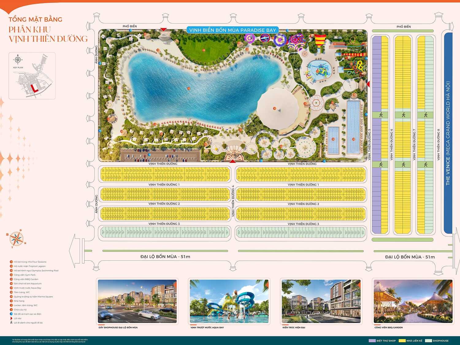 Mat bang phan khu Vinh Thien Duong Vinhomes Ocean Park 3