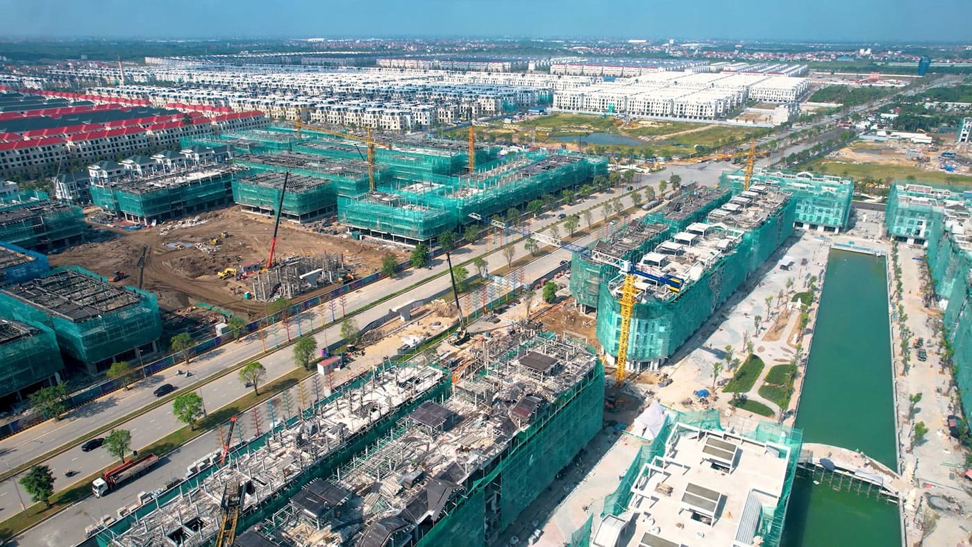 Mega Grand World Hà Nội khu bds thương mại, giải trí hàng đầu cả nước 7 Vị trí đang xây cầu có thang máy qua vành đai 3,5