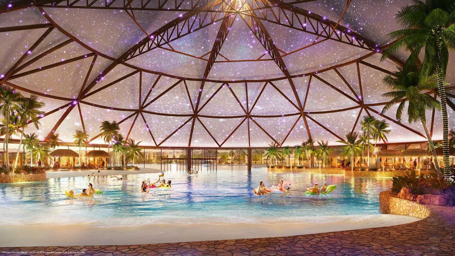 Thu gian tai Vinh bien bon mua Paradise Bay Vinhomes Ocean Park 3