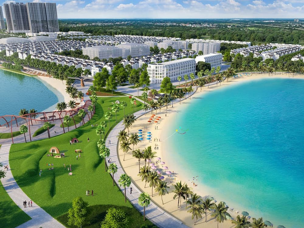 Tiện ích cảnh quan phân khu San Hô Vinhomes Ocean Park