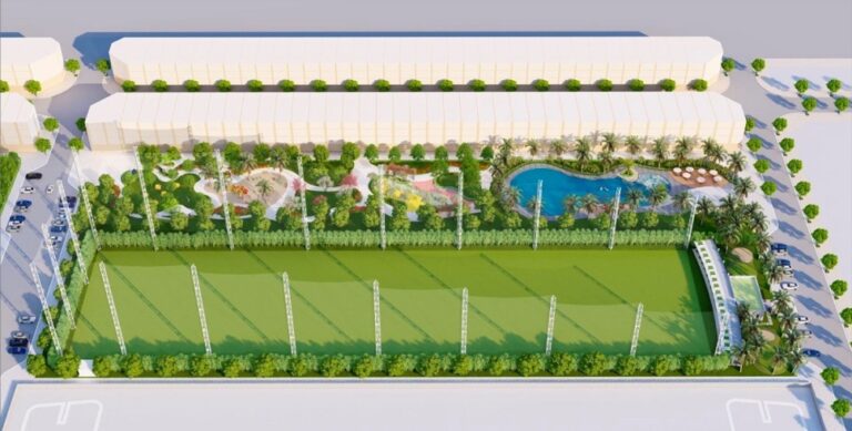 Tổ hợp công viên cây xanh - thể thao 7,5 ha tại Vinhomes Ocean Park 2