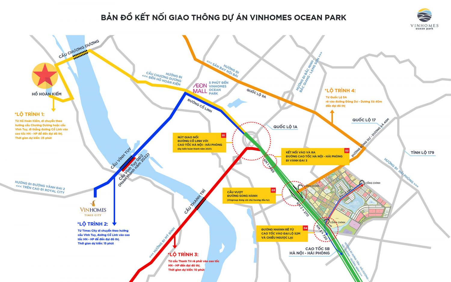 Vị trí Liền kề Vinhomes Ocean Park 1
