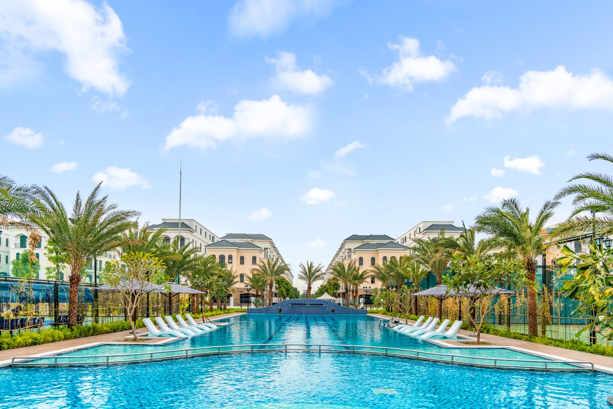 Phân khu Chà Là Vinhomes Ocean Park 2 - Mặt bằng và Giá bán 58 Vinhomes Ocean Park 2 - Cận cảnh hồ bơi Resort